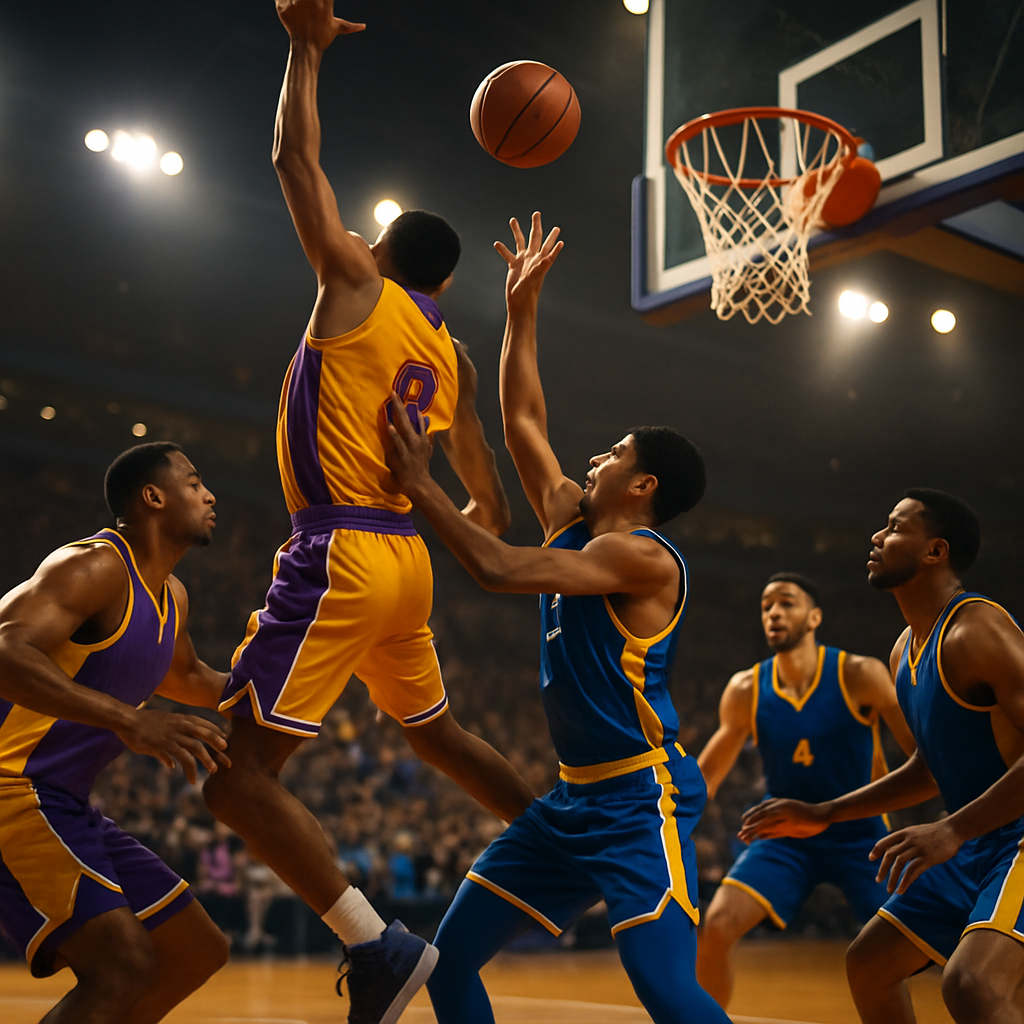 LeBron James brilla en la victoria de Lakers ante Warriors