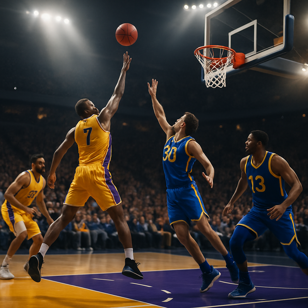 LeBron James lidera a los Lakers contra los Warriors