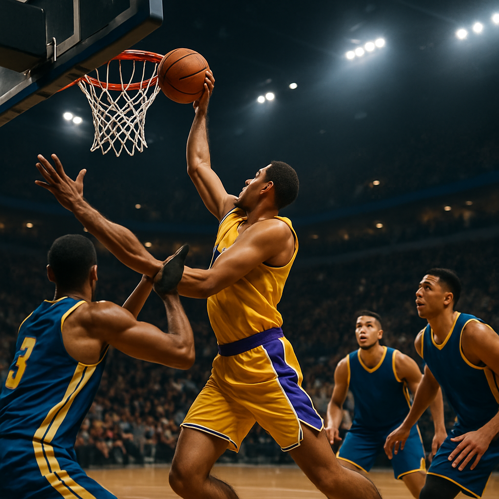 LeBron James y Lakers brillan en derrota de Warriors