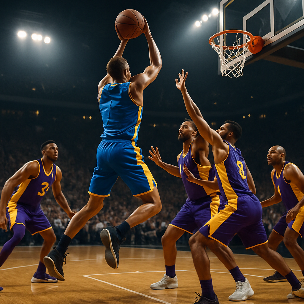 Warriors dominan a Lakers con gran actuación de Curry