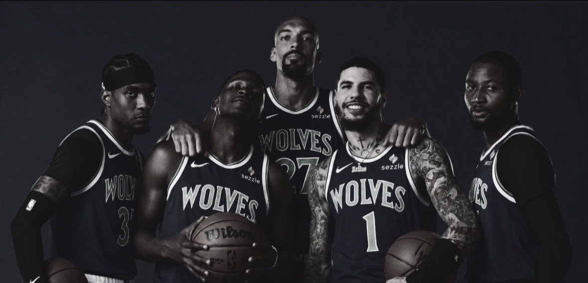 Minnesota alineará su quinteto titular en el primer partido de pretemporada